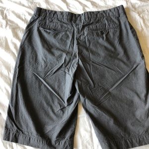 Ted Baker | Gray and Black check plaid shorts | 34